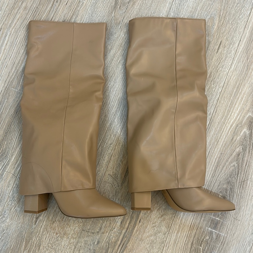 Camel color boots brand new